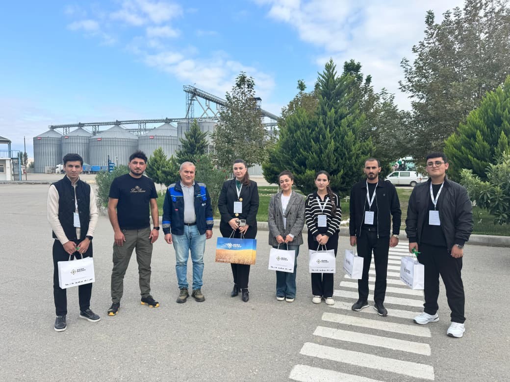 ADAU-nun tələbələri “Agro Dairy” MMC-nin Samux filialında olublar - FOTOLAR